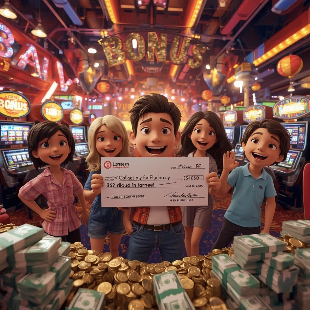 bonus in the hands of a man at YOLO247 CASINO